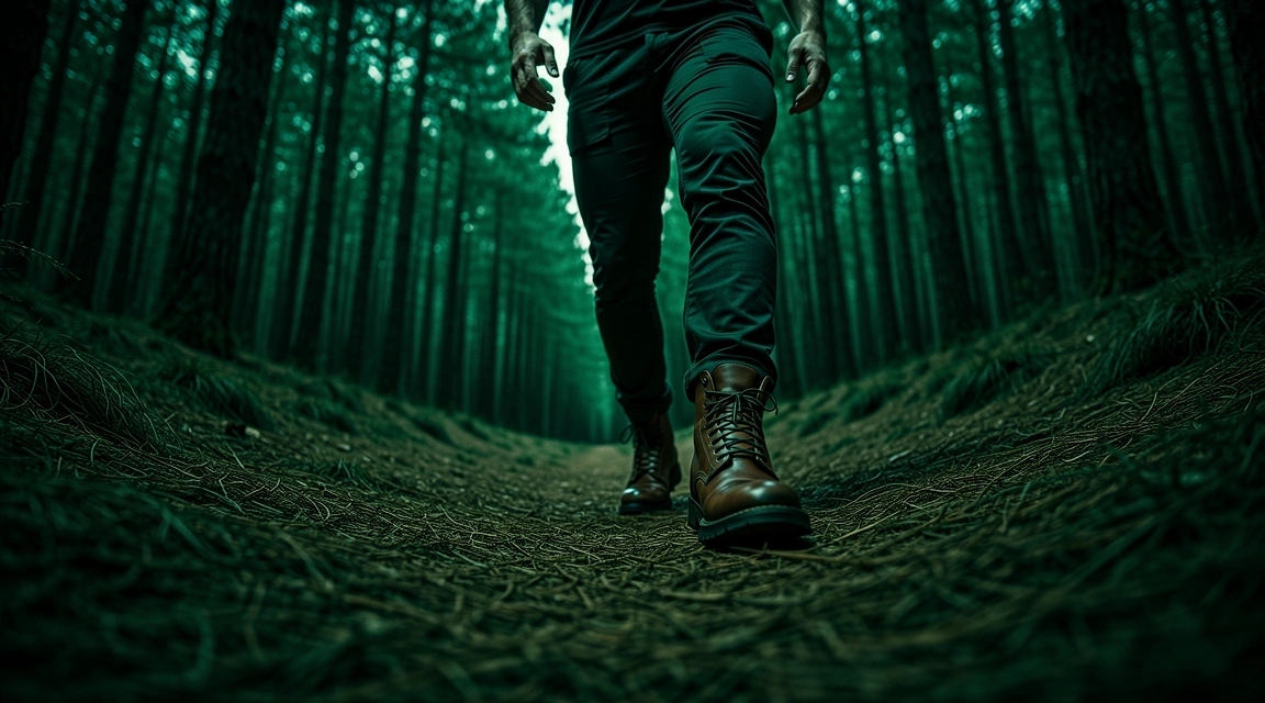 Walking posture in nature